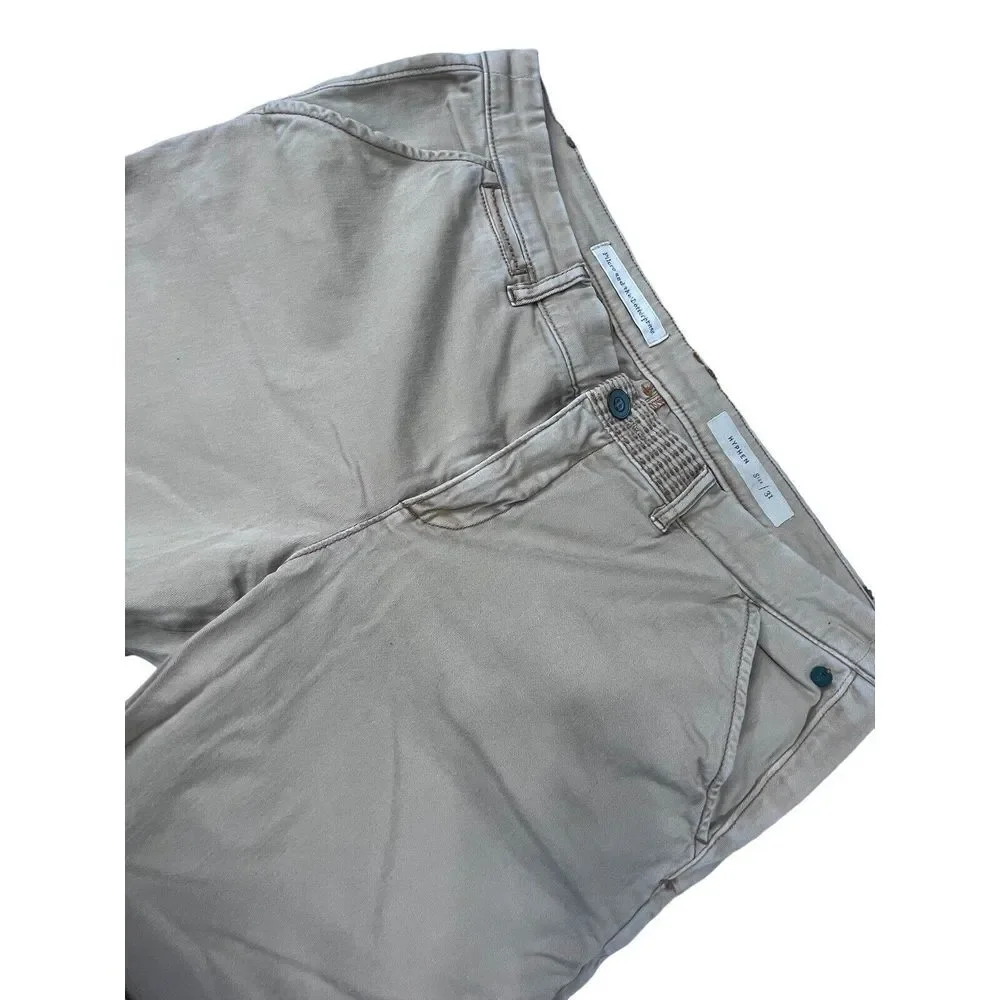 Anthropology Pilcro and the‎ Letterpress Hyphen Chino Pants Khakis Yellow 34x29